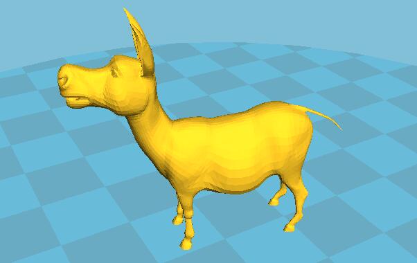 3D打印动漫手办之小毛驴