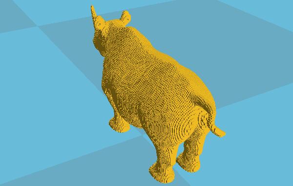 3D打印动漫手办之犀牛
