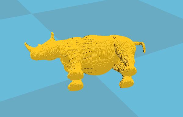 3D打印动漫手办之犀牛