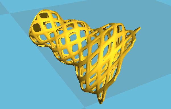 3D打印艺术品之笔筒