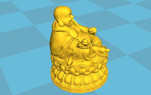 3D打印艺术品之弥勒佛