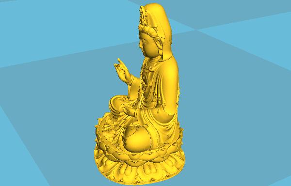 3D打印艺术品之观音