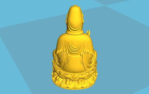 3D打印艺术品之观音