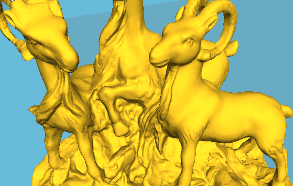 3D打印艺术品之三羊开泰