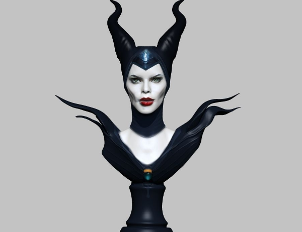 3D打印人物模型之沉睡魔咒玛琳菲森