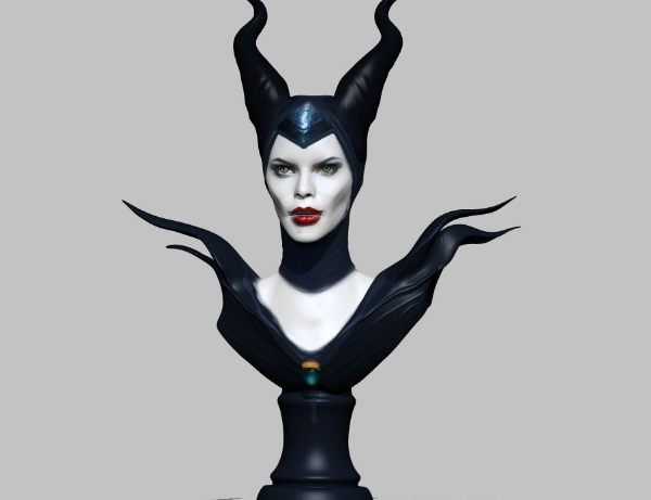 3D打印人物模型之沉睡魔咒玛琳菲森