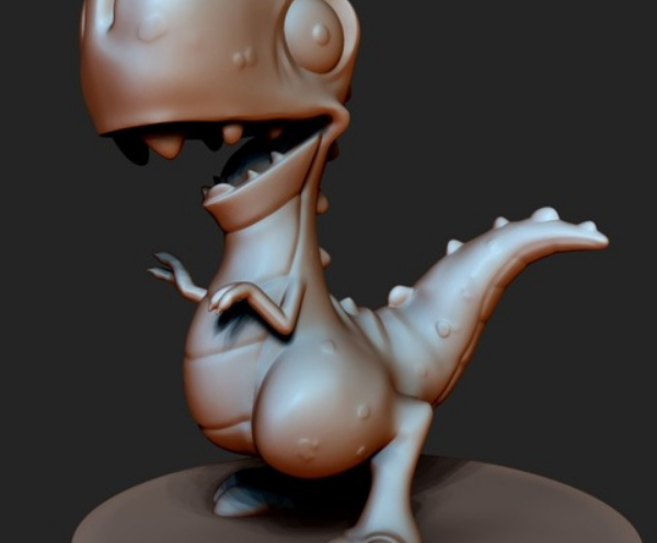 3D打印动漫手办之恐龙