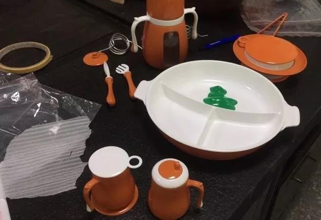 3d打印儿童餐具手板模型服务