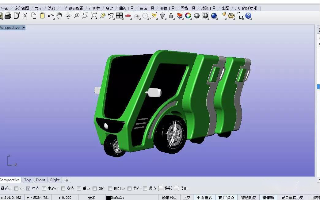 快递小车手板展示模型打印