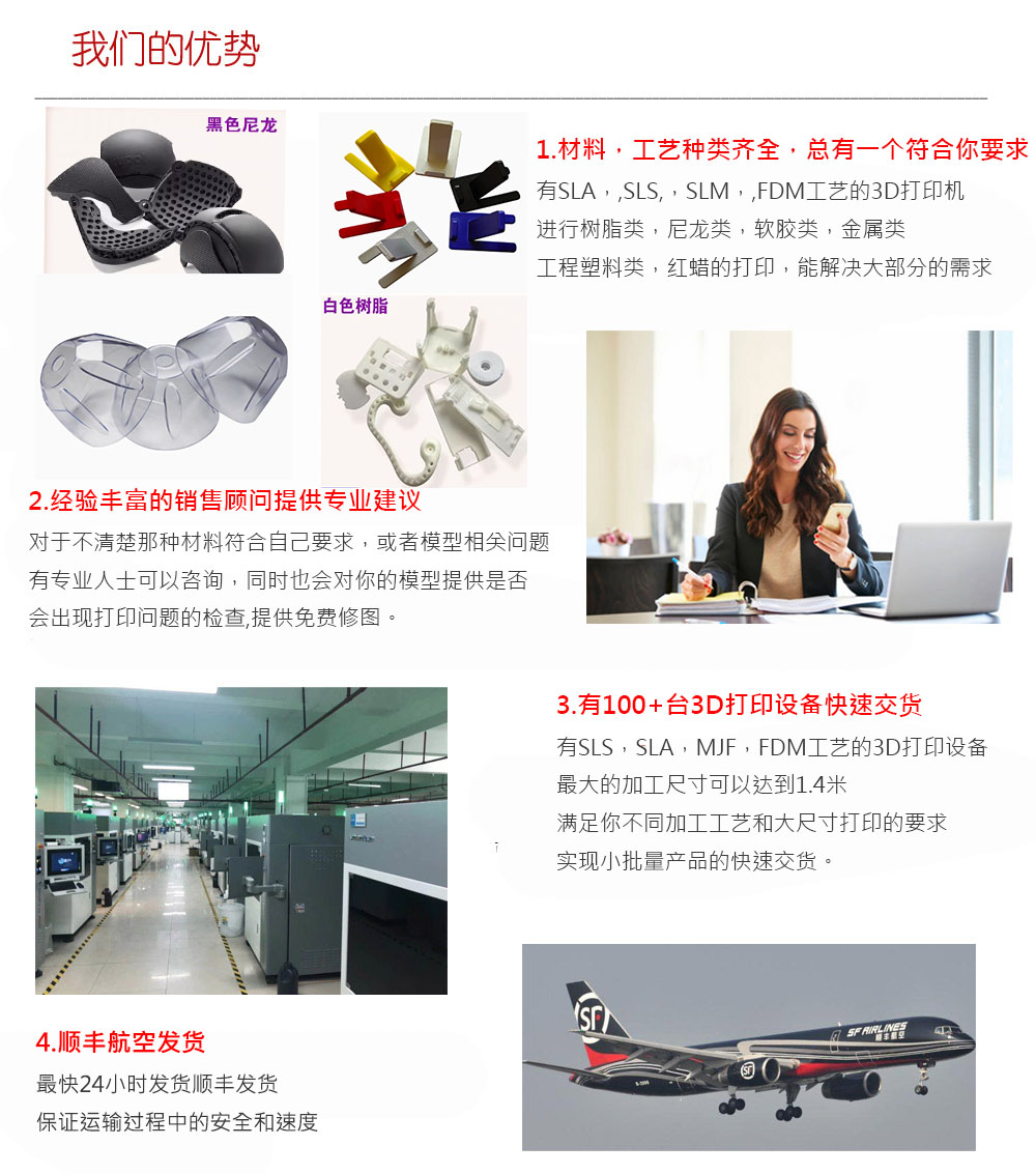 3D打印服务优势