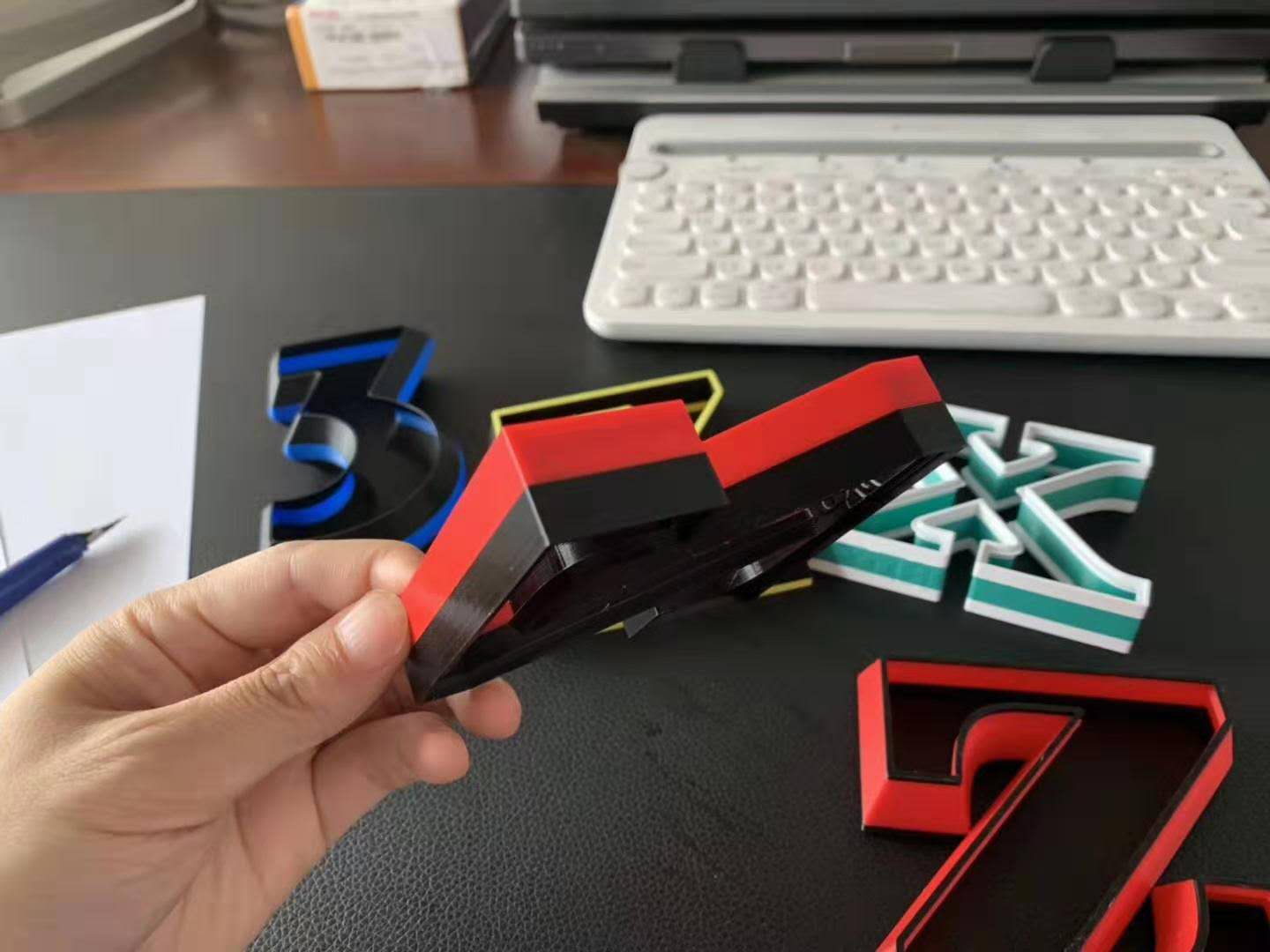 3D打印发光字广告牌