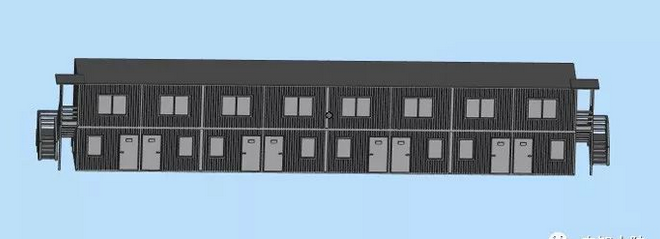 3D打印教学楼建筑模型