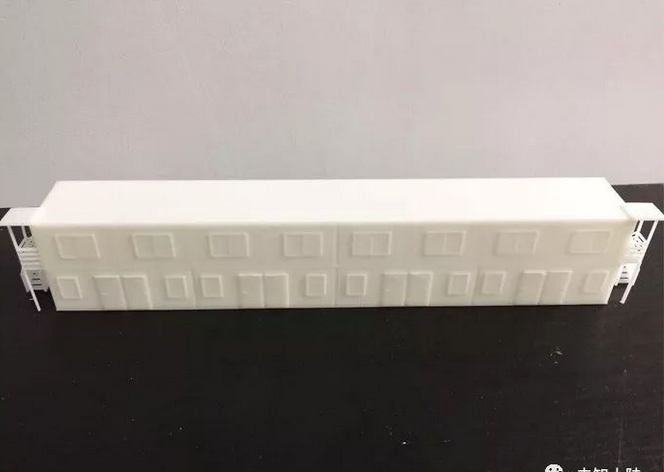 3D打印教学楼建筑模型