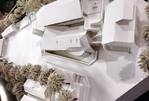 3D打印雪景房屋沙盘 模型