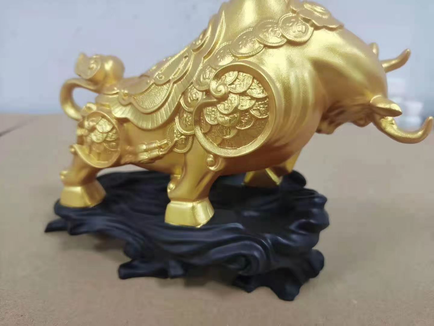 3D打印摆件喷金色