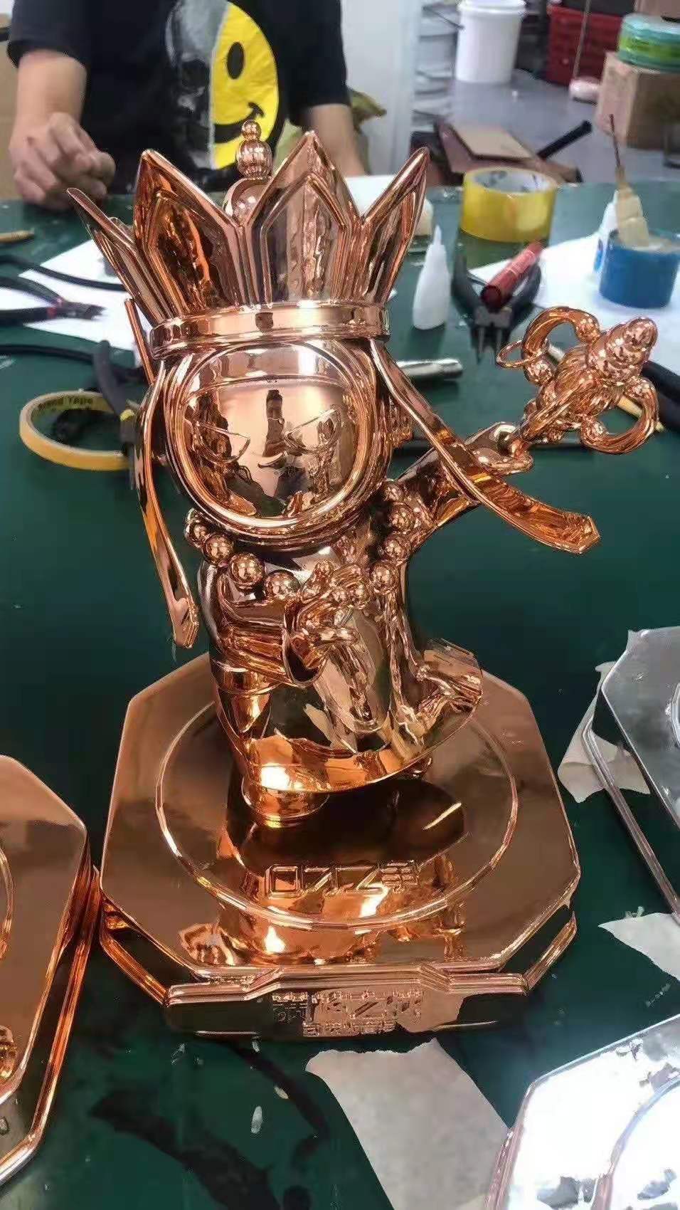 3D打印摆件电镀处理