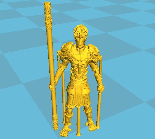 3D打印动漫手办之大圣归来