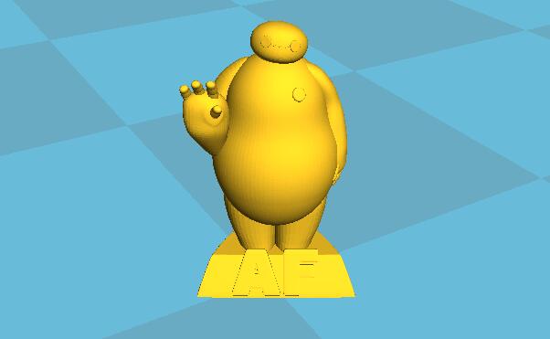 3D打印动漫手办之大白