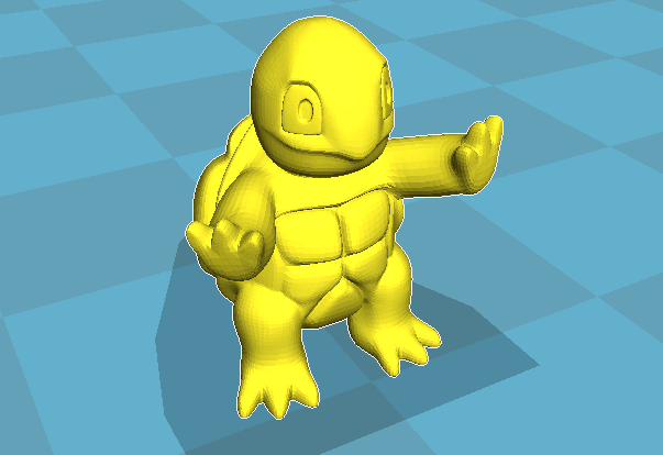 3D打印动漫手办之杰尼龟