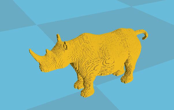 3D打印动漫手办之犀牛