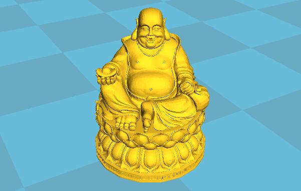 3D打印艺术品之弥勒佛