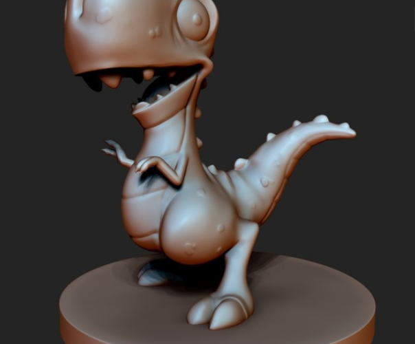 3D打印动漫手办之恐龙