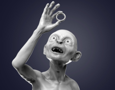 3D打印动漫手办模型之咕噜模型