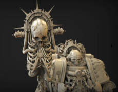 3D打印牧师手办模型