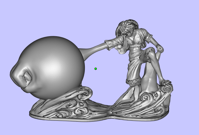 海贼王路飞GK白模手办3D打印
