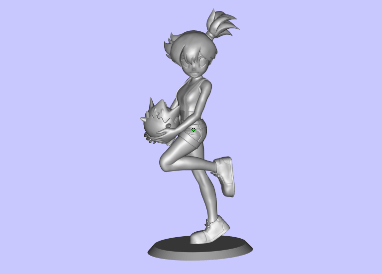 3D打印神奇宝贝小霞 GK手办白模