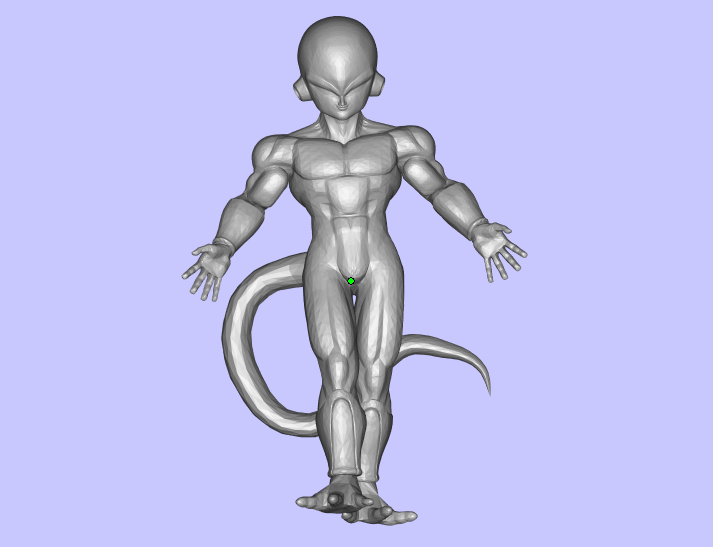 3D打印龙珠弗利萨 GK白模手办