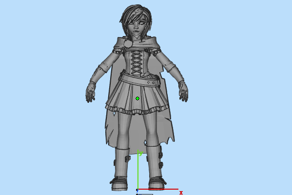 RWBY 小红3D模型图STL