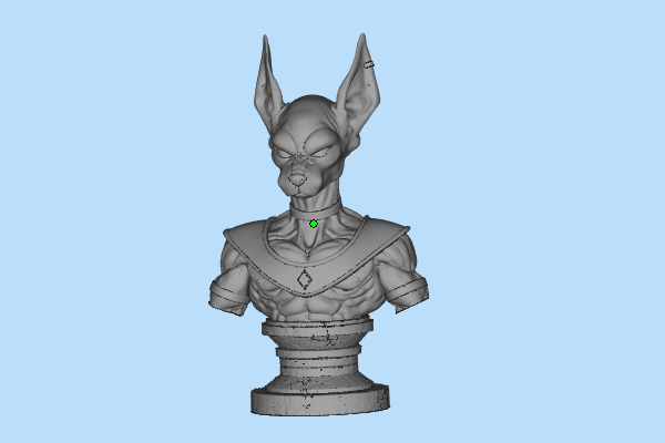 龙珠比鲁斯胸像3D模型文件stl