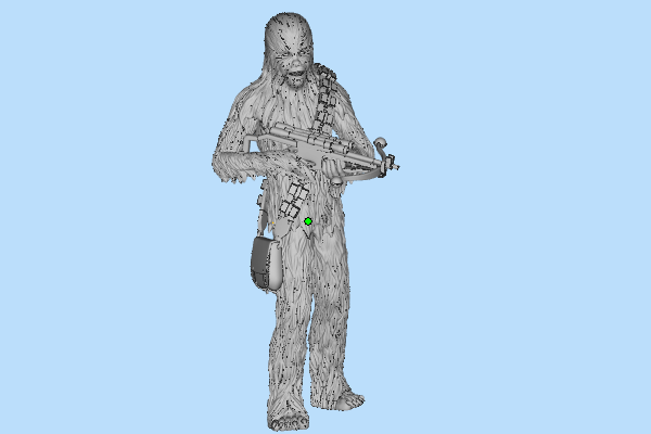 星球大战楚巴卡3D模型文件