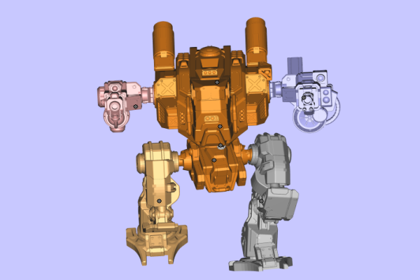 机器人3D模型文件 STL