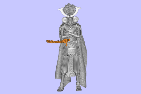 海贼王布鲁克武士皮肤3D模型图stl
