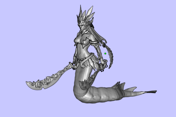 蛇人战士3D模型文件STL