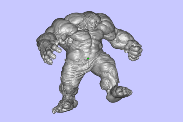 漫威绿巨人3D模型图stl