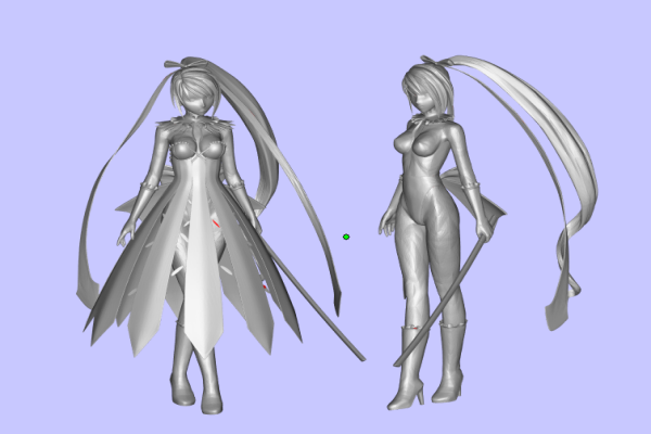 美少女战士3D模型图