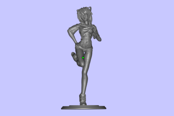 可爱猫妖萝莉3D模型图