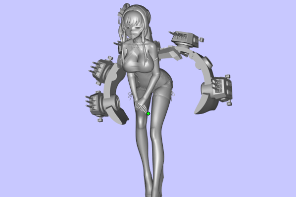舰娘3D模型文件STL