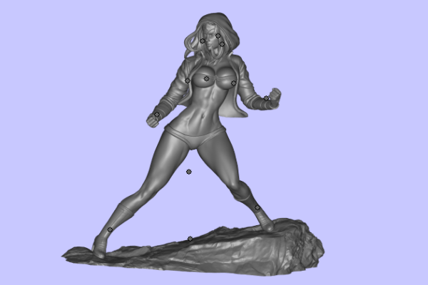 神奇女侠3D模型文件图stl